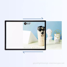 New Design Glass Super Slim Advertising Light Box